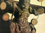 Japanese Large Postcard Raijin Thunder God Vtg Kyoto Sanjusangendo Color PC211-AD - Photo-chidorivintage.com