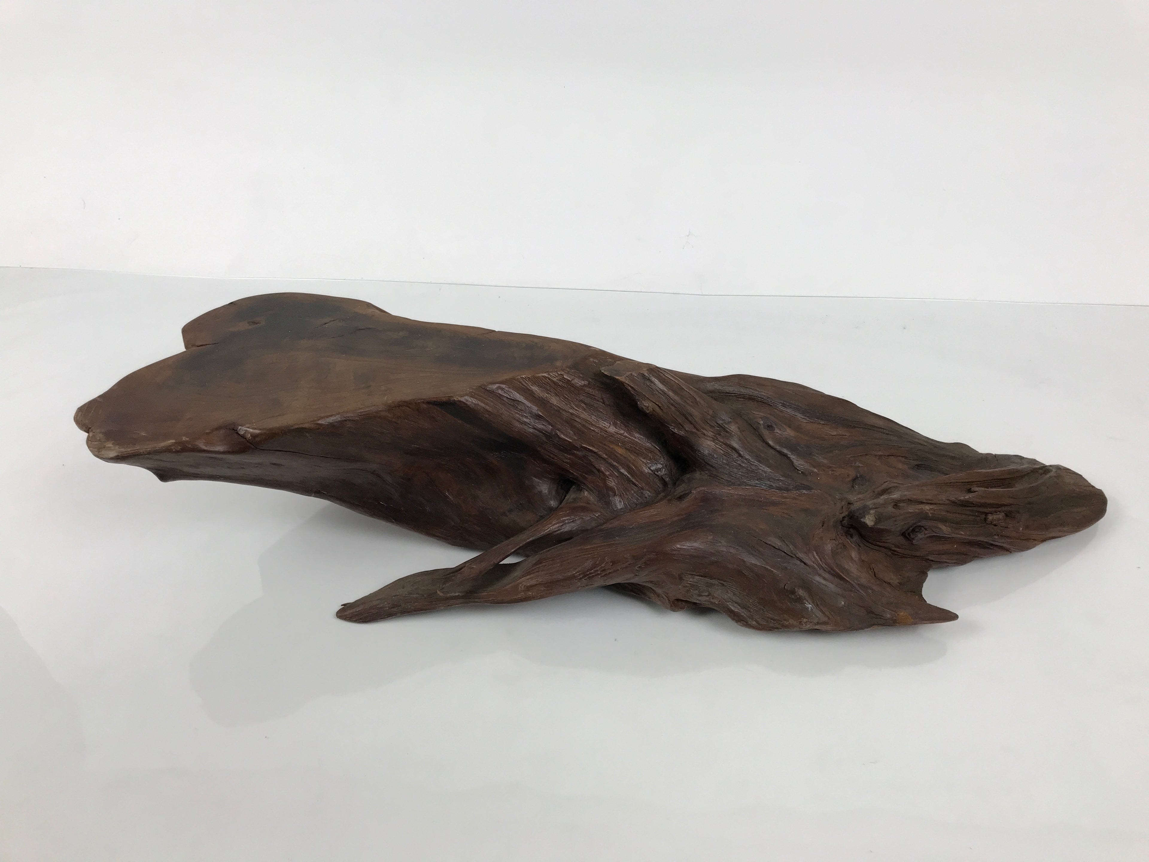 Japanese Wooden Flower Vase Stand Vtg Unique Kadai Board Ikebana Bonsai WT610-FB - Stand-chidorivintage.com