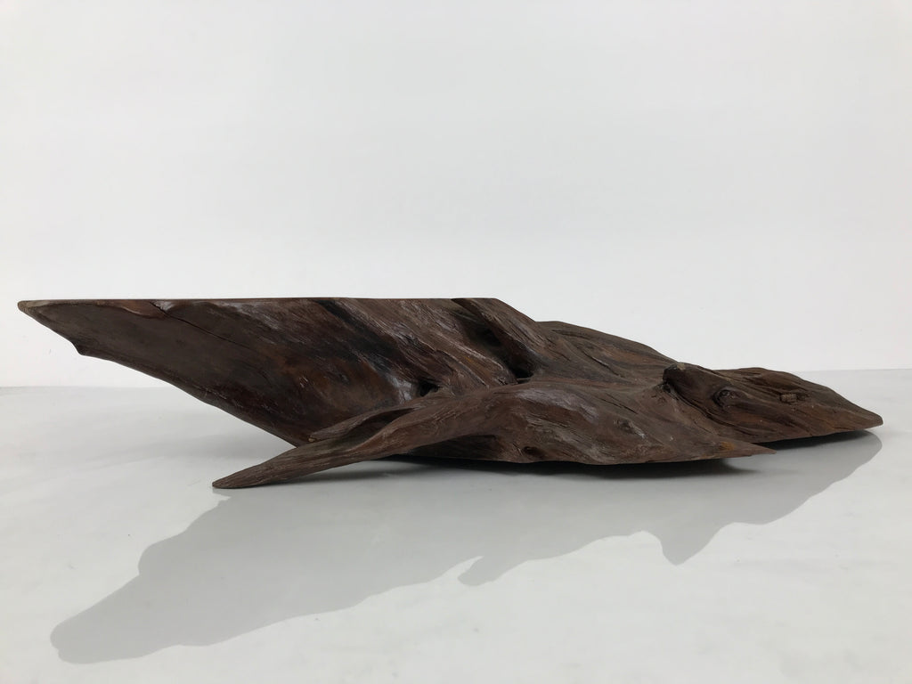 Japanese Wooden Flower Vase Stand Vtg Unique Kadai Board Ikebana Bonsai WT610-FB - Stand-chidorivintage.com