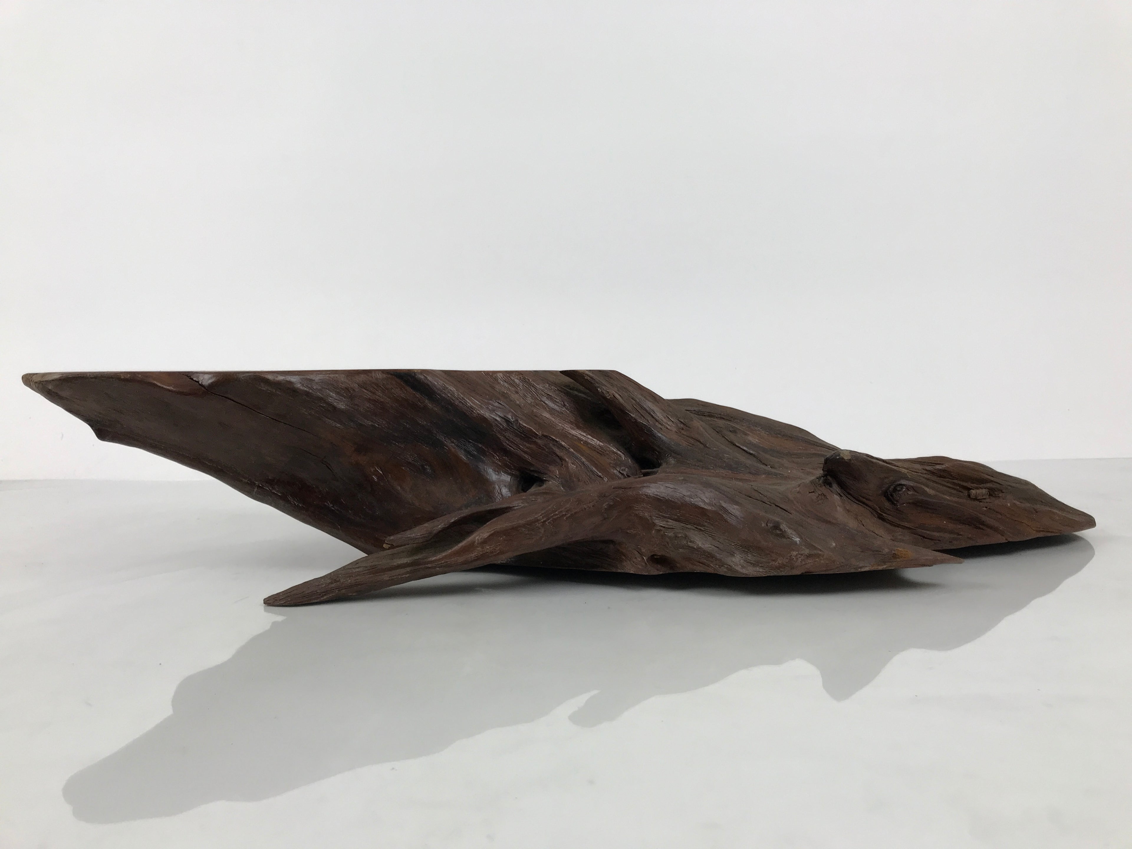 Japanese Wooden Flower Vase Stand Vtg Unique Kadai Board Ikebana Bonsai WT610-FB - Stand-chidorivintage.com