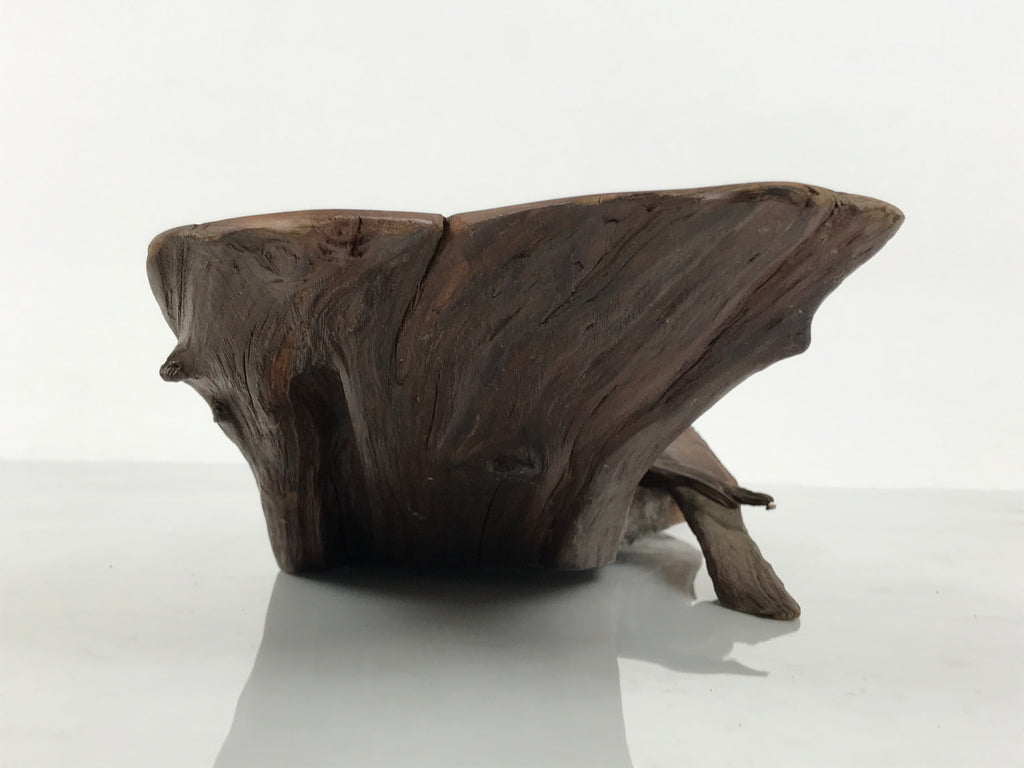 Japanese Wooden Flower Vase Stand Vtg Unique Kadai Board Ikebana Bonsai WT610-FB - Stand-chidorivintage.com