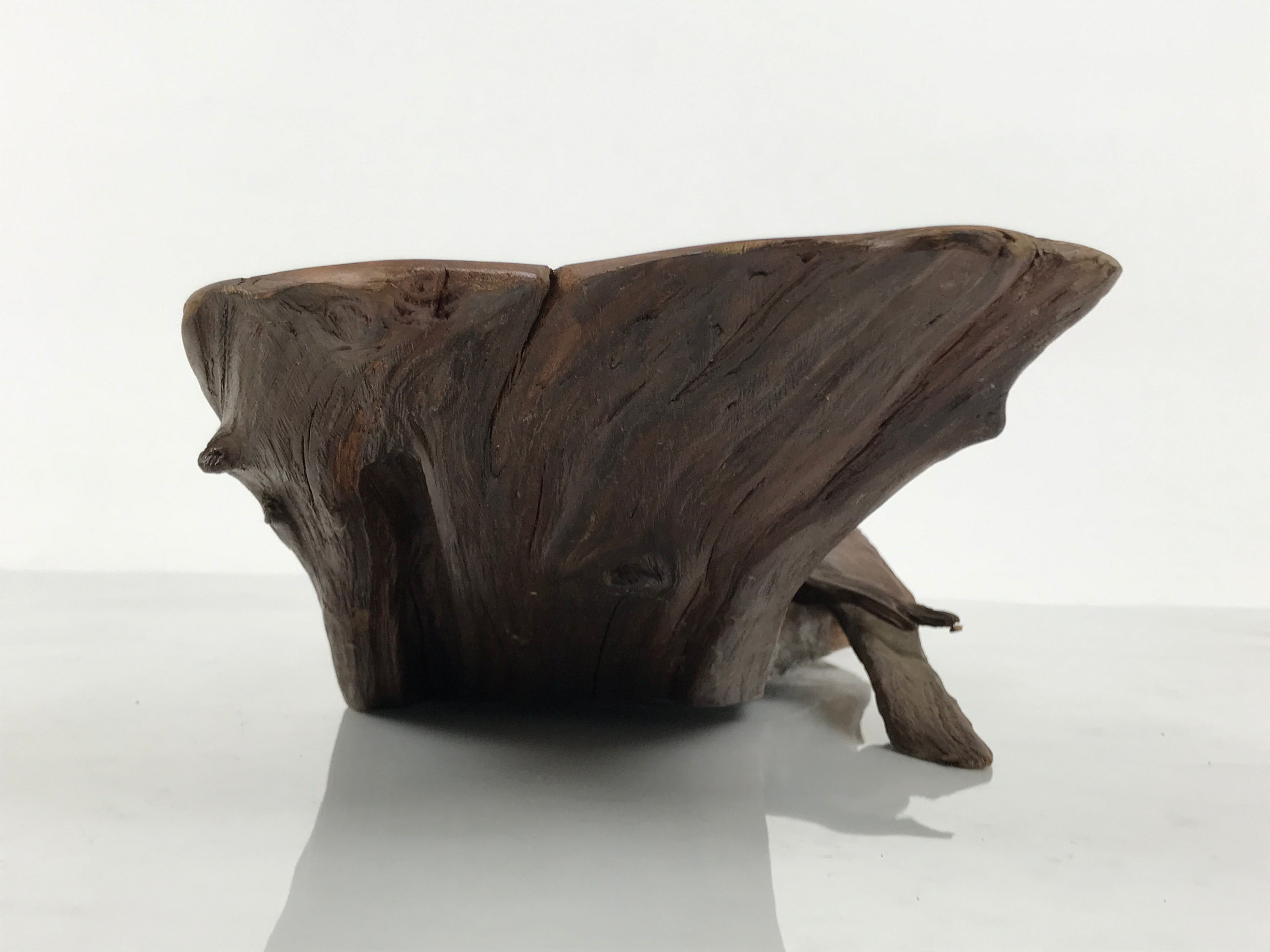 Japanese Wooden Flower Vase Stand Vtg Unique Kadai Board Ikebana Bonsai WT610-FB - Stand-chidorivintage.com
