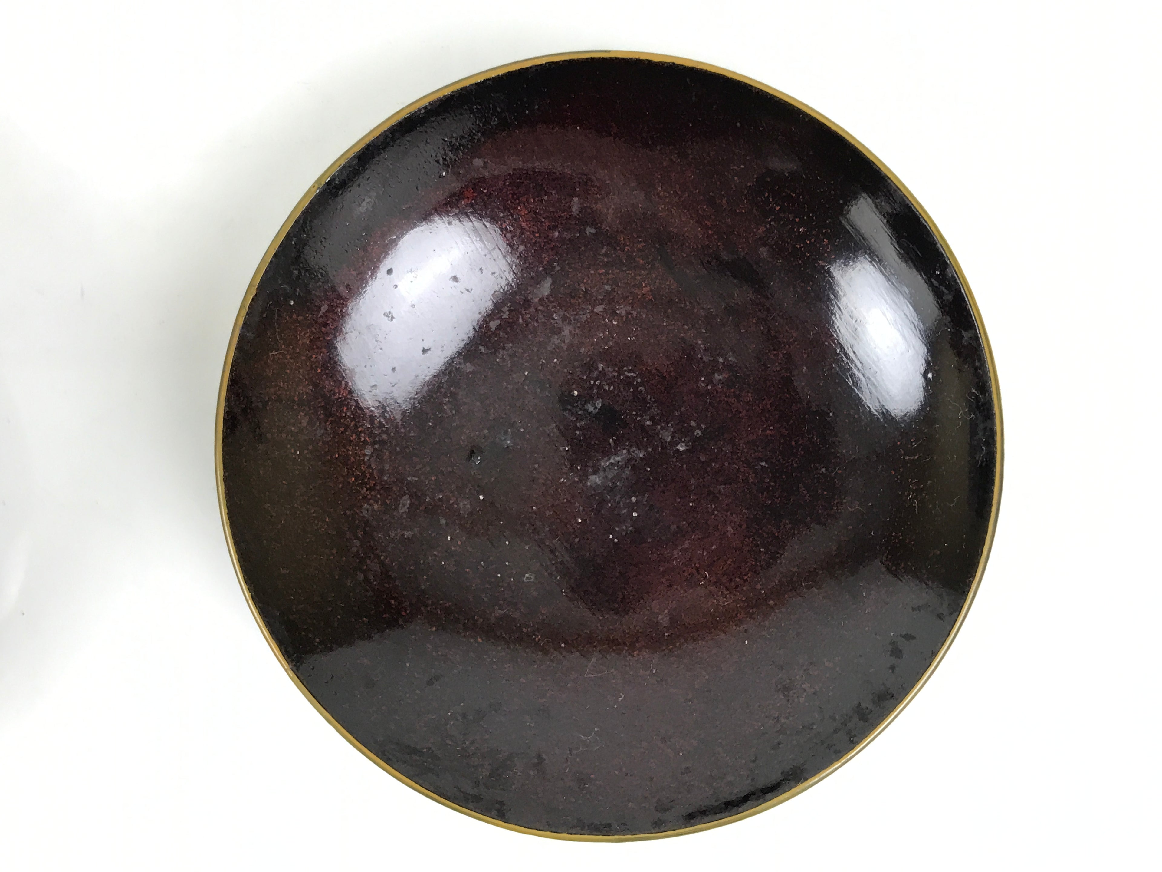 Japanese Lacquer Wood Lidded Bowl Owan Vtg Makie Black Gold Shochikubai LB197-KT - Bowl-chidorivintage.com
