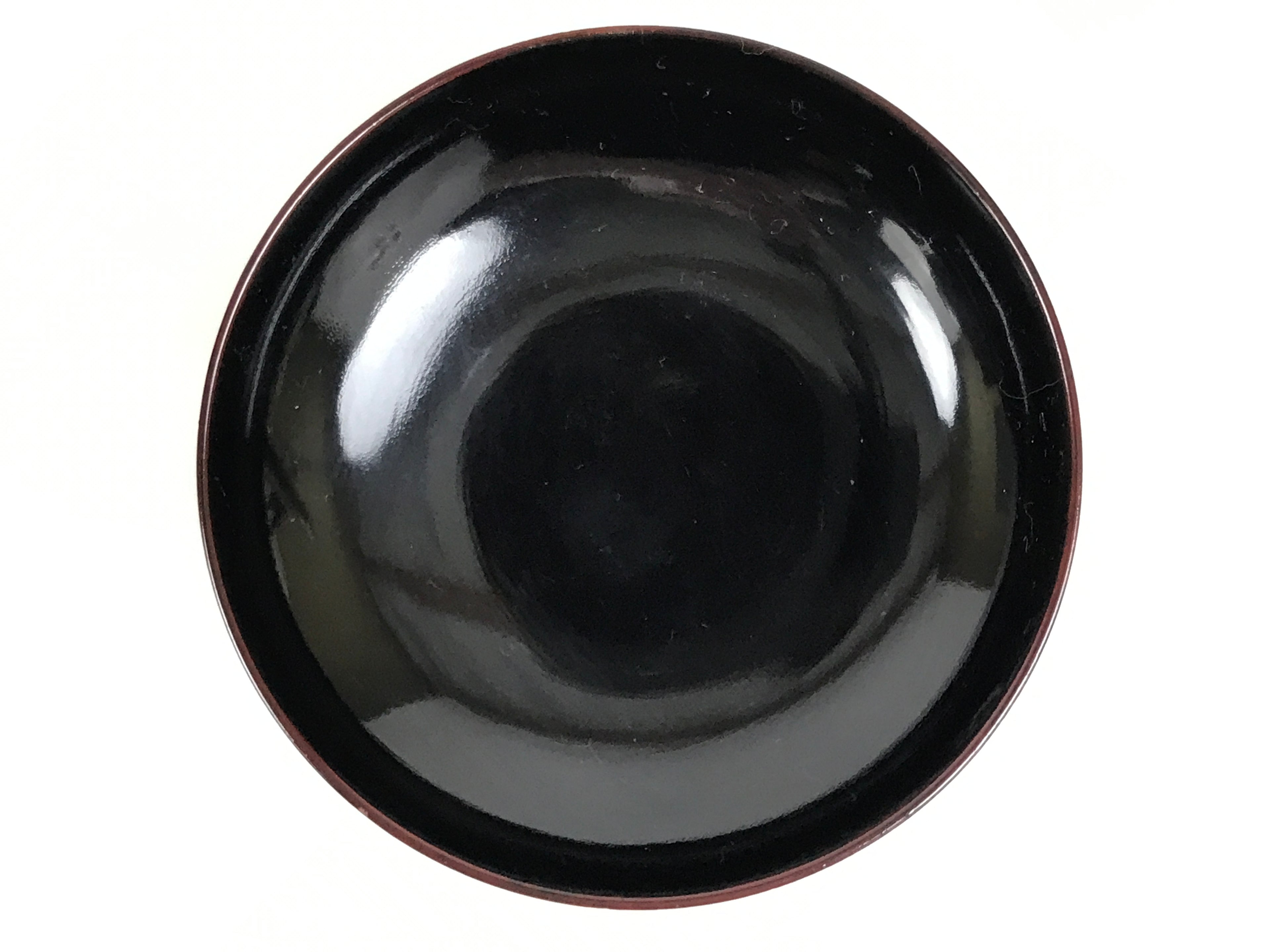 Japanese Lacquered Wooden Lidded Bowl Owan Vtg Simple Brown Wood Grain LB198-KT - Bowl-chidorivintage.com