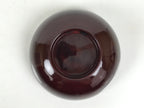 Japanese Lacquered Wooden Lidded Bowl Owan Vtg Simple Brown Wood Grain LB198-KT - Bowl-chidorivintage.com