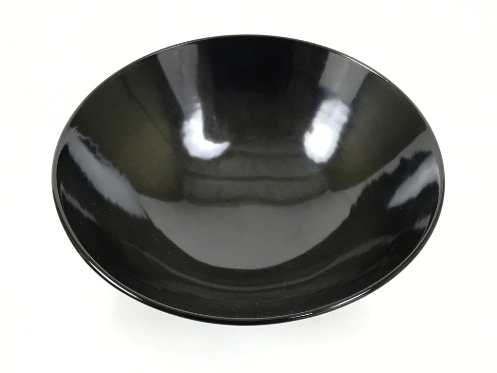 Japanese Lacquer Wood Lidded Bowl Owan Vtg Makie Black Gold Bamboo Plum LB194-KT - Bowl-chidorivintage.com