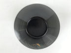 Japanese Lacquer Wood Lidded Bowl Owan Vtg Makie Black Gold Bamboo Plum LB195-KT - Bowl-chidorivintage.com