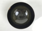 Japanese Lacquer Wood Lidded Bowl Owan Vtg Makie Black Gold Bamboo Plum LB196-KT - Bowl-chidorivintage.com