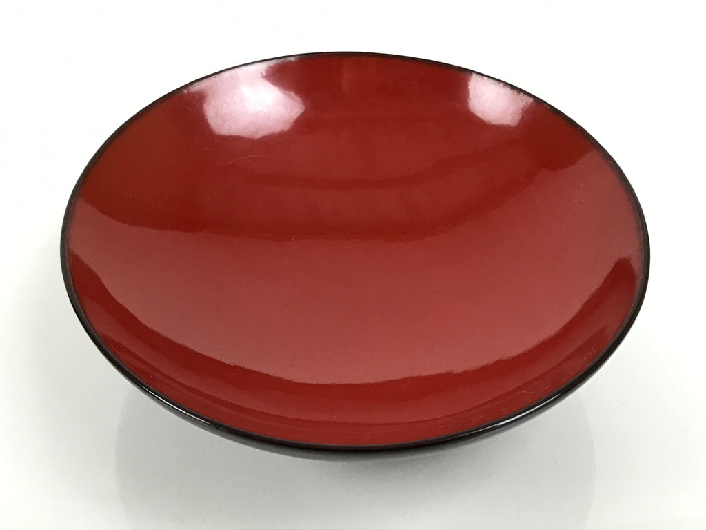 Japanese Lacquered Wooden Lidded Bowl Soup Owan Vtg Simple Brown Red LB200-KT - Bowl-chidorivintage.com