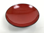 Japanese Lacquered Wooden Lidded Bowl Soup Owan Vtg Simple Brown Red LB201-KT - Bowl-chidorivintage.com