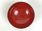 Japanese Lacquered Wooden Lidded Bowl Soup Owan Vtg Simple Brown Red LB201-KT - Bowl-chidorivintage.com