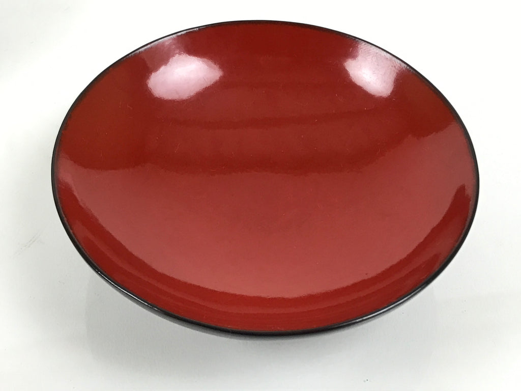 Japanese Lacquered Wooden Lidded Bowl Soup Owan Vtg Simple Brown Red LB202-KT - Bowl-chidorivintage.com