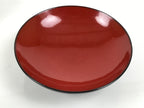 Japanese Lacquered Wooden Lidded Bowl Soup Owan Vtg Simple Brown Red LB202-KT - Bowl-chidorivintage.com