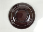 Japanese Lacquered Wooden Lidded Bowl Soup Owan Vtg Simple Brown Red LB203-KT - Bowl-chidorivintage.com