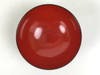 Japanese Lacquered Wooden Lidded Bowl Soup Owan Vtg Simple Brown Red LB203-KT - Bowl-chidorivintage.com