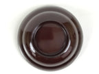 Japanese Lacquered Wooden Lidded Bowl Soup Owan Vtg Simple Brown Red LB203-KT - Bowl-chidorivintage.com