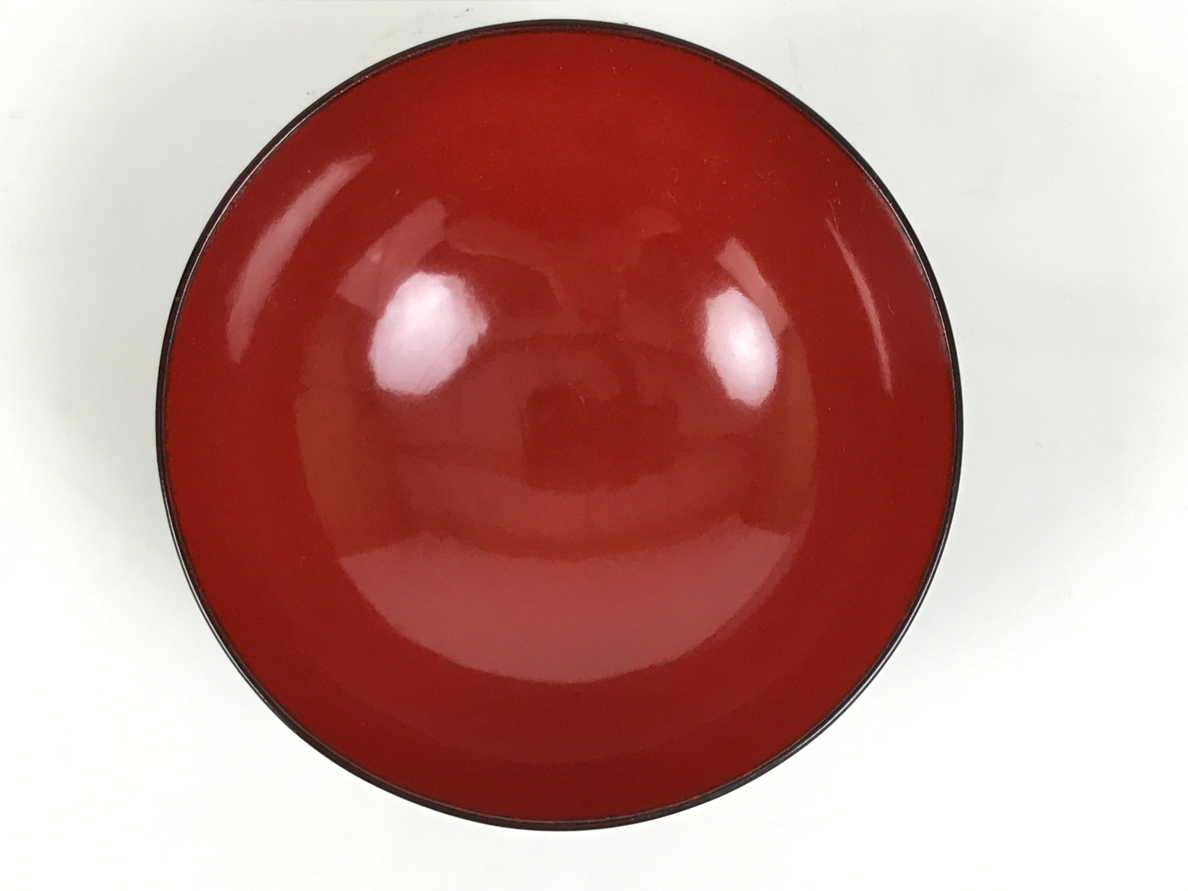 Japanese Lacquered Wooden Lidded Bowl Soup Owan Vtg Simple Brown Red LB204-KT - Bowl-chidorivintage.com