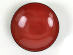 Japanese Lacquered Wooden Lidded Bowl Soup Owan Vtg Simple Brown Red LB204-KT - Bowl-chidorivintage.com