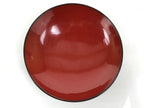 Japanese Lacquered Wooden Lidded Bowl Soup Owan Vtg Simple Brown Red LB205-KT - Bowl-chidorivintage.com
