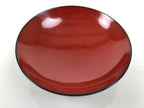 Japanese Lacquered Wooden Lidded Bowl Soup Owan Vtg Simple Brown Red LB205-KT - Bowl-chidorivintage.com
