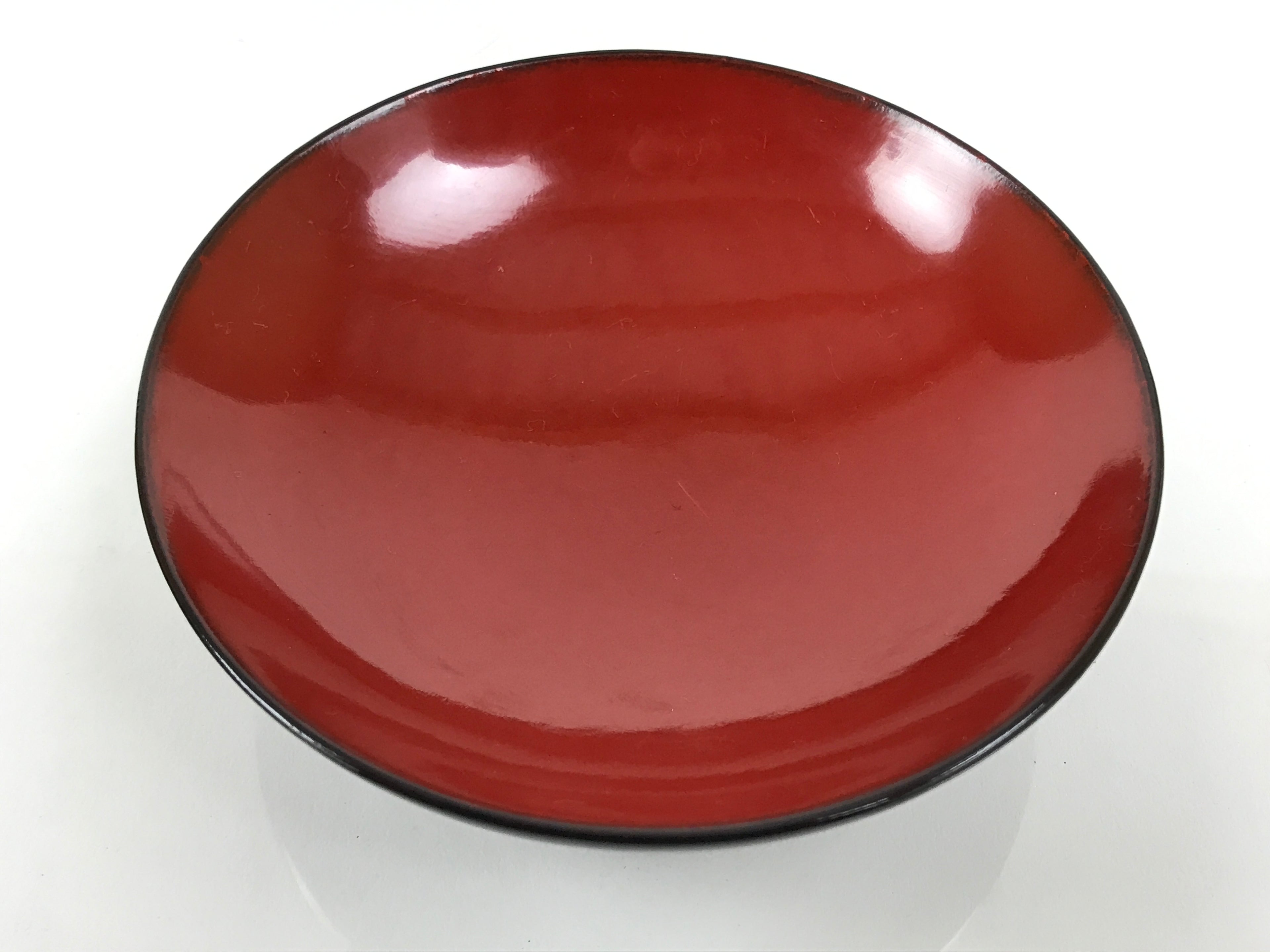 Japanese Lacquered Wooden Lidded Bowl Soup Owan Vtg Simple Brown Red LB205-KT - Bowl-chidorivintage.com