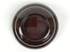 Japanese Lacquered Wooden Lidded Bowl Soup Owan Vtg Simple Brown Red LB205-KT - Bowl-chidorivintage.com