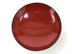Japanese Lacquered Wooden Lidded Bowl Soup Owan Vtg Simple Brown Red LB206-KT - Bowl-chidorivintage.com