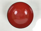 Japanese Lacquered Wooden Lidded Bowl Soup Owan Vtg Simple Brown Red LB206-KT - Bowl-chidorivintage.com