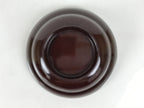 Japanese Lacquered Wooden Lidded Bowl Soup Owan Vtg Simple Brown Red LB206-KT - Bowl-chidorivintage.com