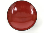 Japanese Lacquered Wooden Lidded Bowl Soup Owan Vtg Simple Brown Red LB207-KT - Bowl-chidorivintage.com