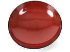 Japanese Lacquered Wooden Lidded Bowl Soup Owan Vtg Simple Brown Red LB207-KT - Bowl-chidorivintage.com