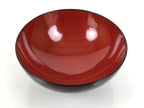 Japanese Lacquered Wooden Lidded Bowl Soup Owan Vtg Simple Brown Red LB208-KT - Bowl-chidorivintage.com