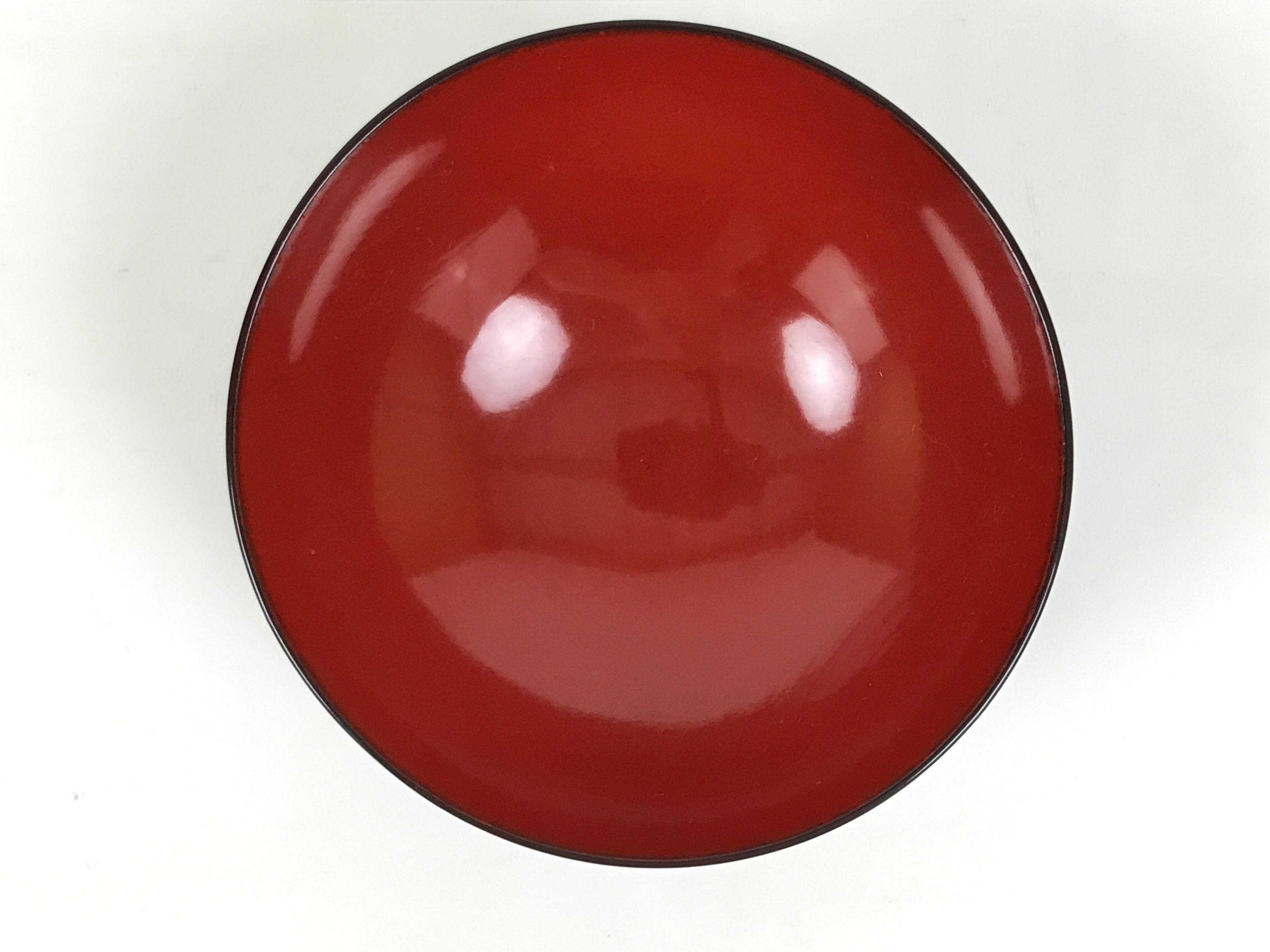 Japanese Lacquered Wooden Lidded Bowl Soup Owan Vtg Simple Brown Red LB208-KT - Bowl-chidorivintage.com