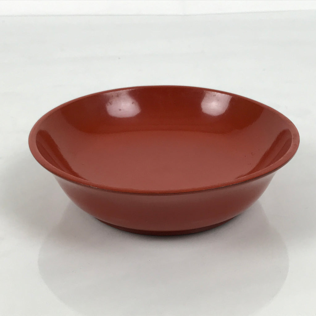 Japanese Lacquered Wooden Small Bowl Vtg Kobachi Dish Urushi Red Orange LB175-KT - Bowl-chidorivintage.com