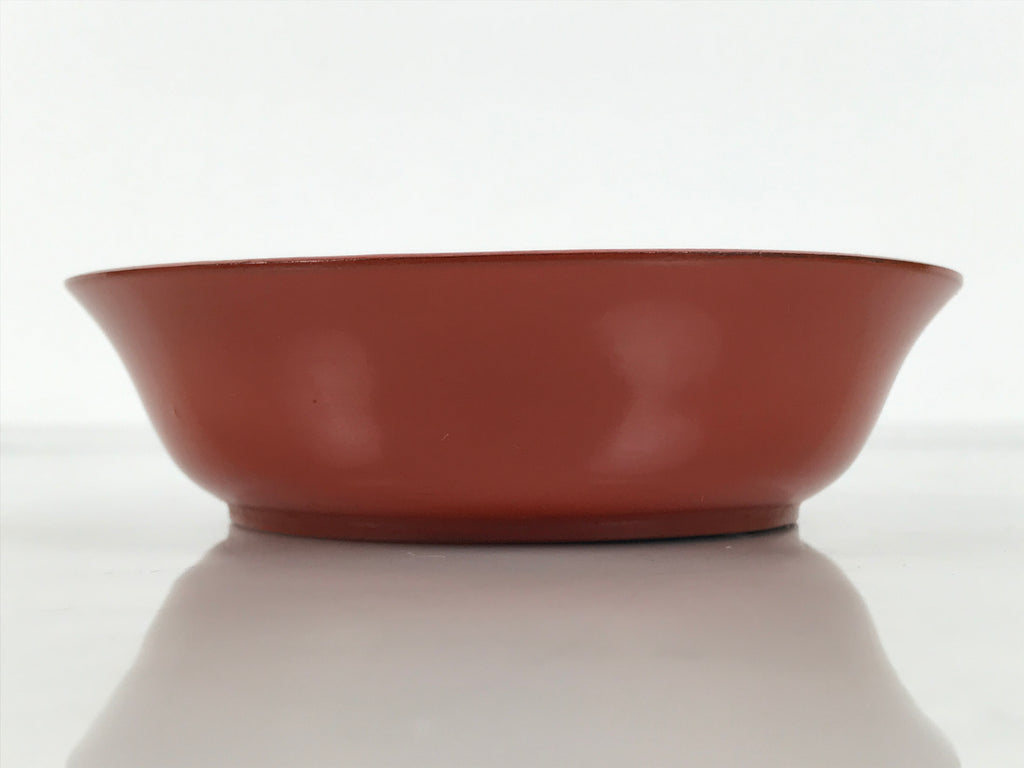 Japanese Lacquered Wooden Small Bowl Vtg Kobachi Dish Urushi Red Orange LB175-KT - Bowl-chidorivintage.com