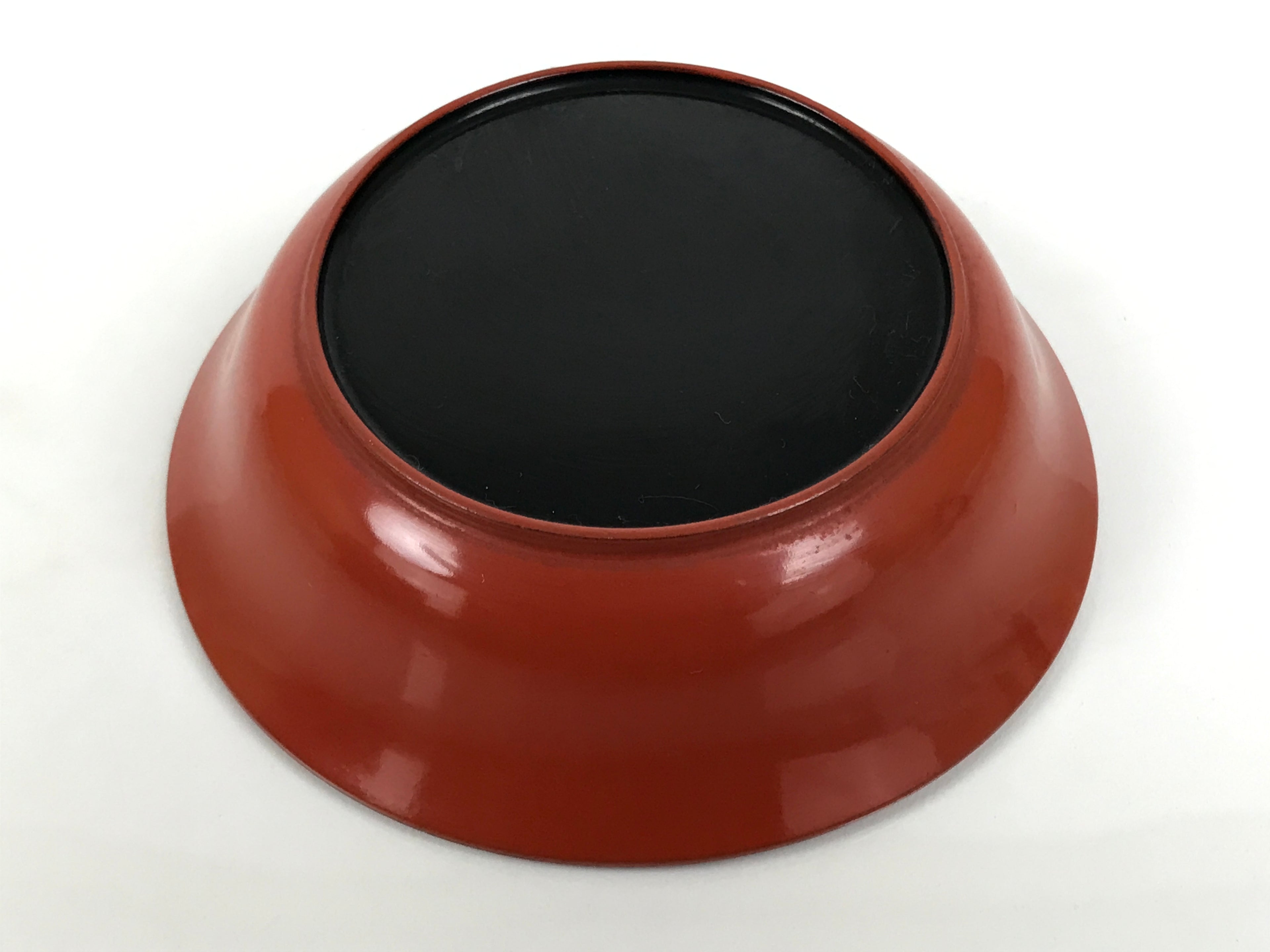 Japanese Lacquered Wooden Small Bowl Vtg Kobachi Dish Urushi Red Orange LB175-KT - Bowl-chidorivintage.com