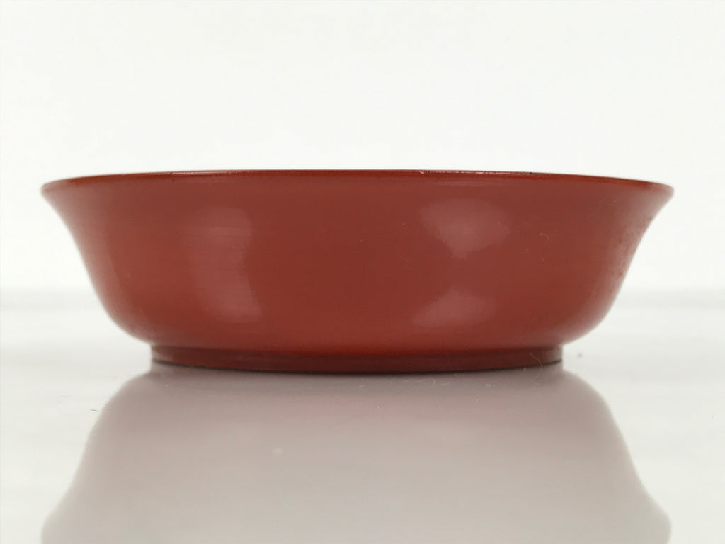 Japanese Lacquered Wooden Small Bowl Vtg Kobachi Dish Urushi Red Orange LB178-KT - Bowl-chidorivintage.com