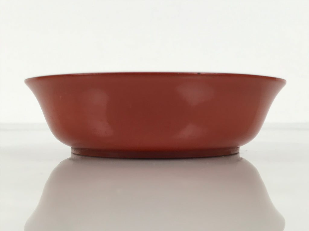 Japanese Lacquered Wooden Small Bowl Vtg Kobachi Dish Urushi Red Orange LB178-KT - Bowl-chidorivintage.com