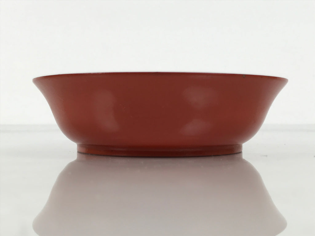 Japanese Lacquered Wooden Small Bowl Vtg Kobachi Dish Urushi Red Orange LB180-KT - Bowl-chidorivintage.com