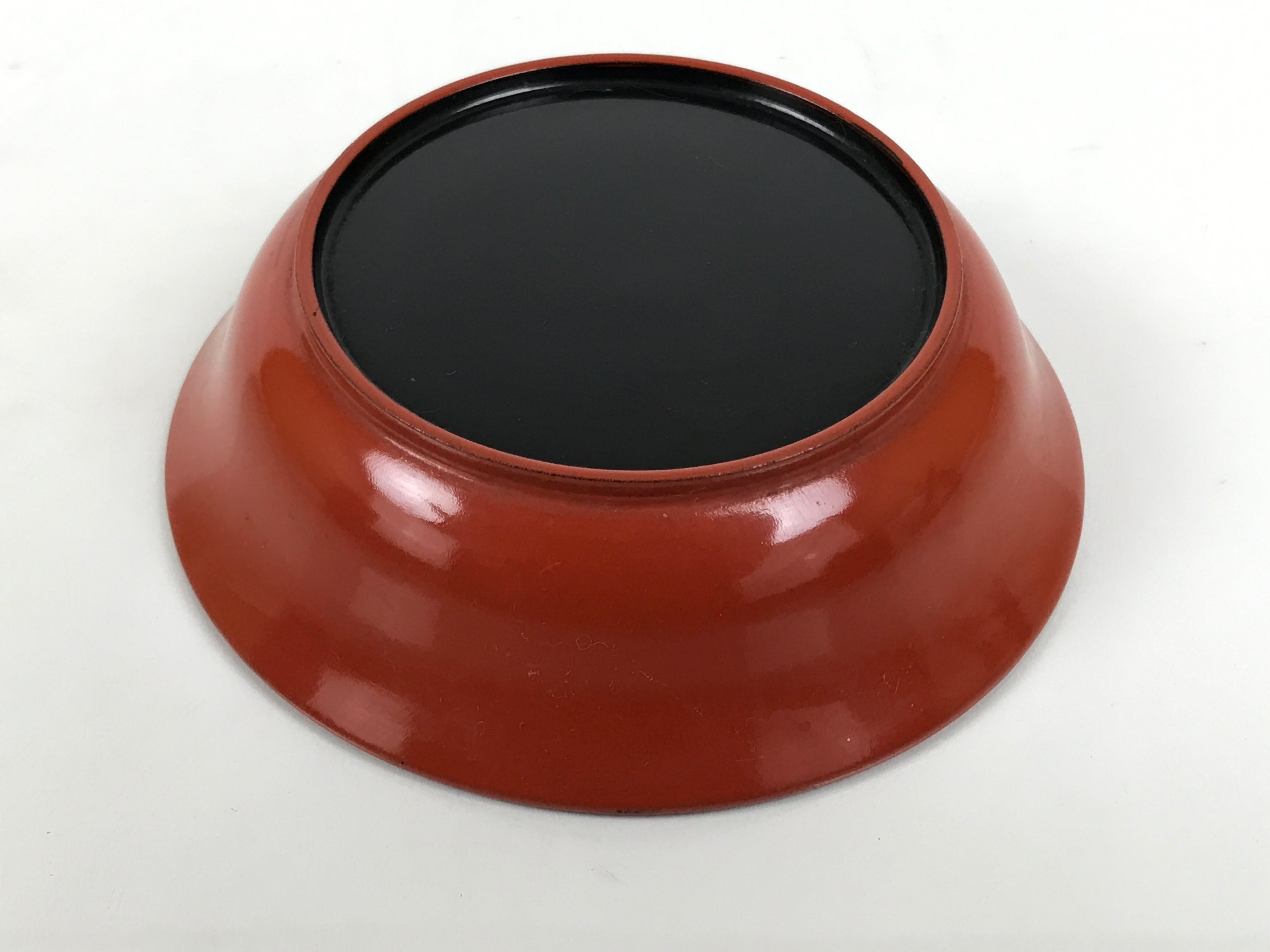 Japanese Lacquered Wooden Small Bowl Vtg Kobachi Dish Urushi Red Orange LB180-KT - Bowl-chidorivintage.com