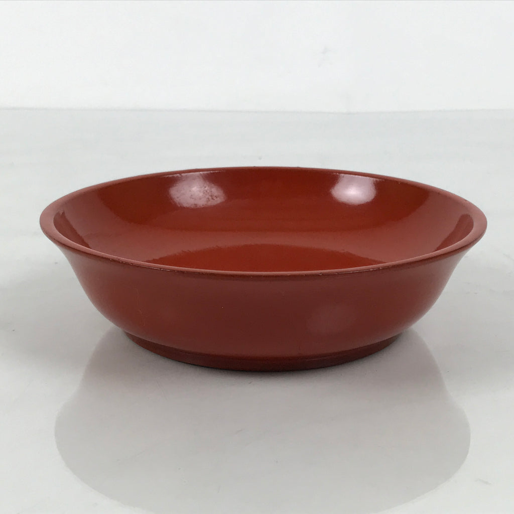 Japanese Lacquered Wooden Small Bowl Vtg Kobachi Dish Urushi Red Orange LB181-KT - Bowl-chidorivintage.com