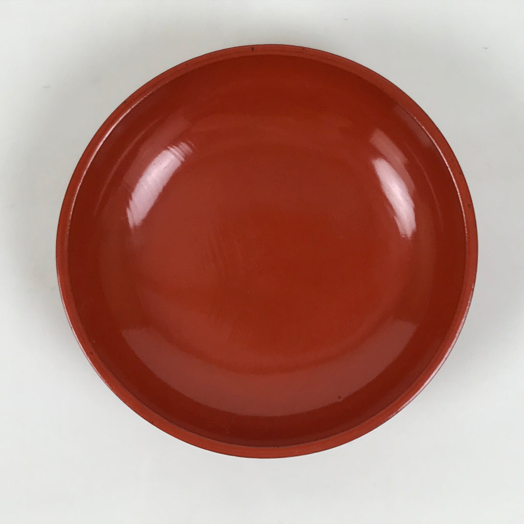 Japanese Lacquered Wooden Small Bowl Vtg Kobachi Dish Urushi Red Orange LB181-KT - Bowl-chidorivintage.com