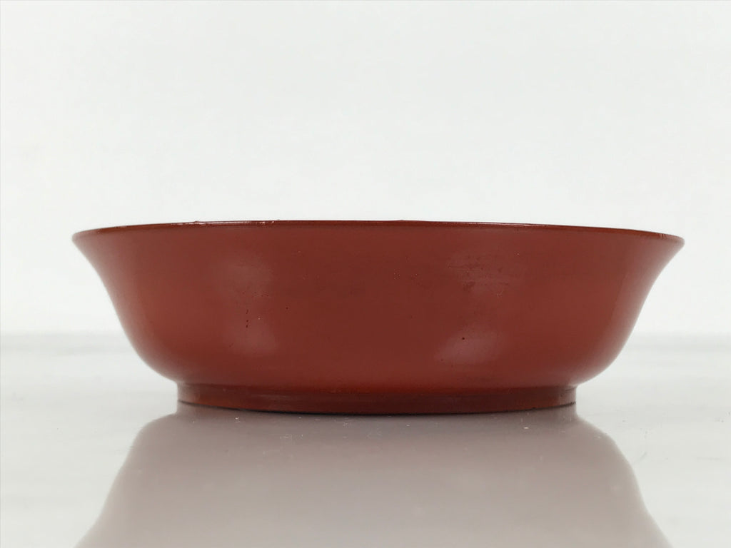Japanese Lacquered Wooden Small Bowl Vtg Kobachi Dish Urushi Red Orange LB181-KT - Bowl-chidorivintage.com