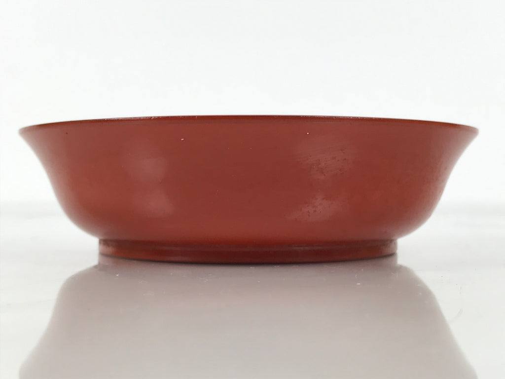 Japanese Lacquered Wooden Small Bowl Vtg Kobachi Dish Urushi Red Orange LB182-KT - Bowl-chidorivintage.com
