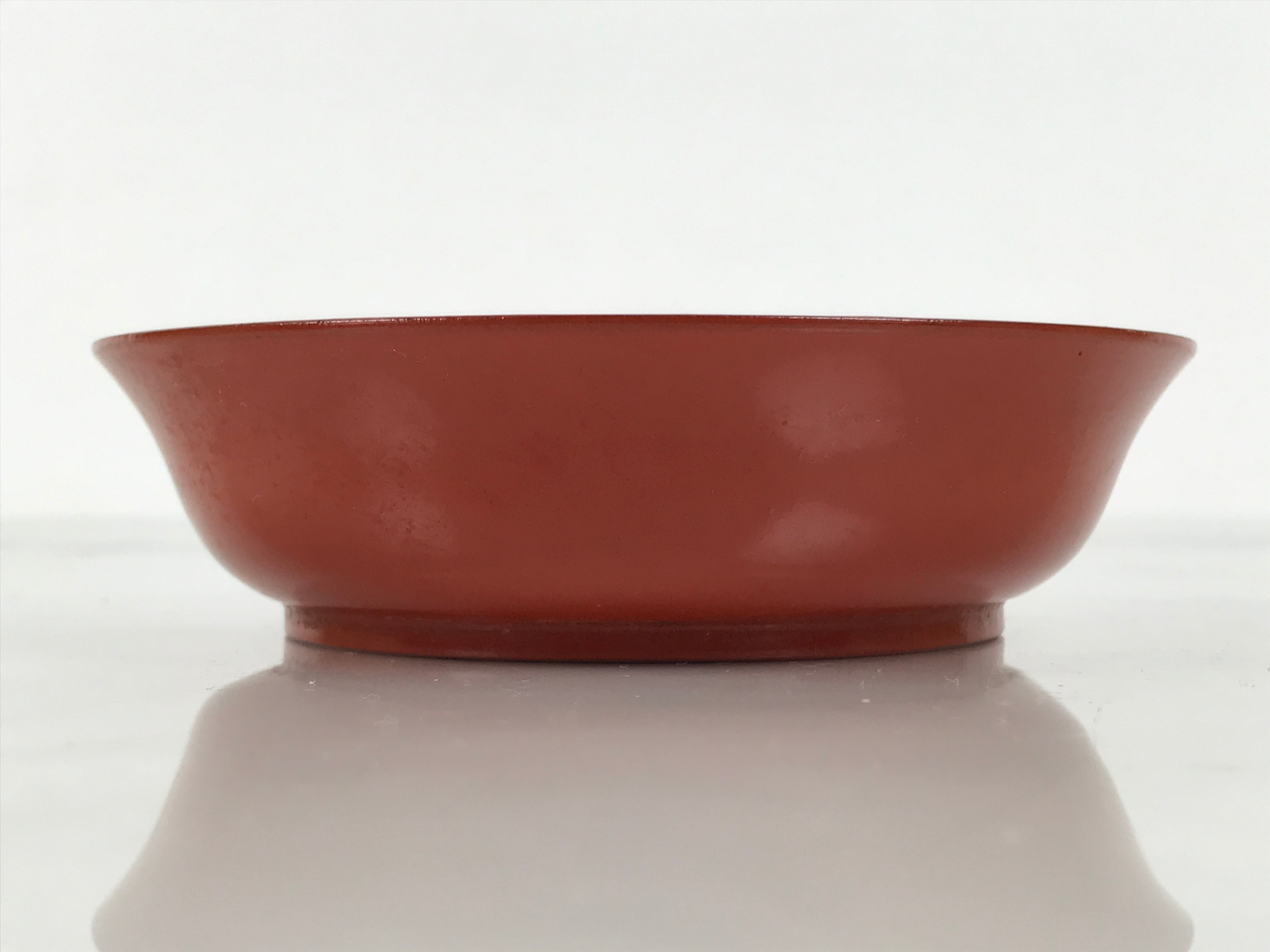 Japanese Lacquered Wooden Small Bowl Vtg Kobachi Dish Urushi Red Orange LB182-KT - Bowl-chidorivintage.com