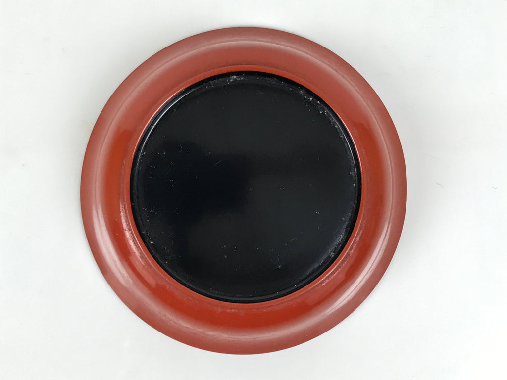 Japanese Lacquered Wooden Small Bowl Vtg Kobachi Dish Urushi Red Orange LB182-KT - Bowl-chidorivintage.com