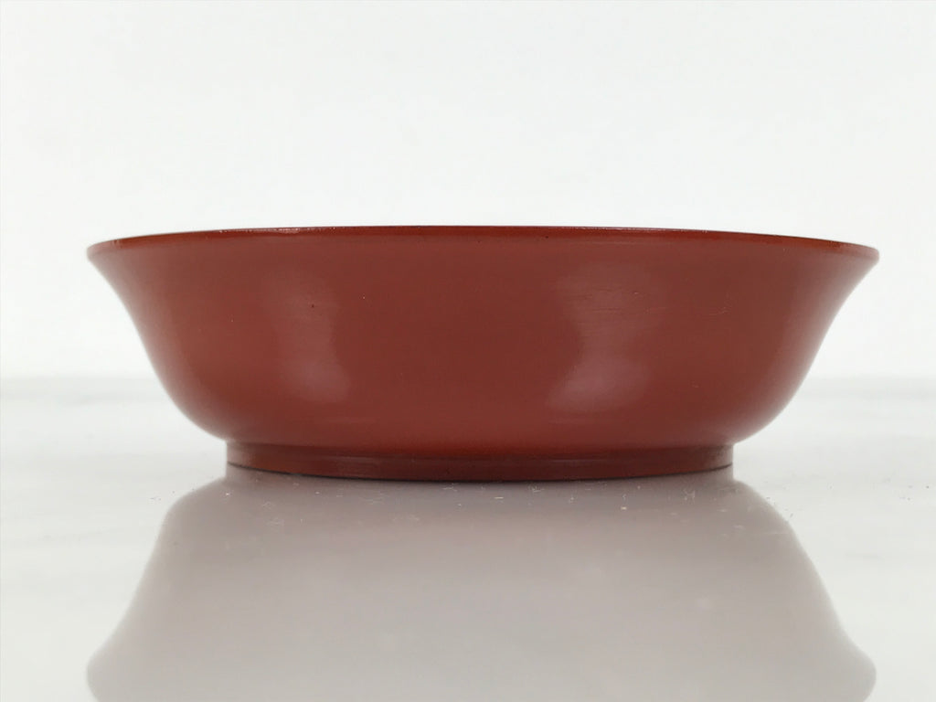 Japanese Lacquered Wooden Small Bowl Vtg Kobachi Dish Urushi Red Orange LB183-KT - Bowl-chidorivintage.com