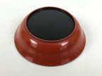 Japanese Lacquered Wooden Small Bowl Vtg Kobachi Dish Urushi Red Orange LB183-KT - Bowl-chidorivintage.com