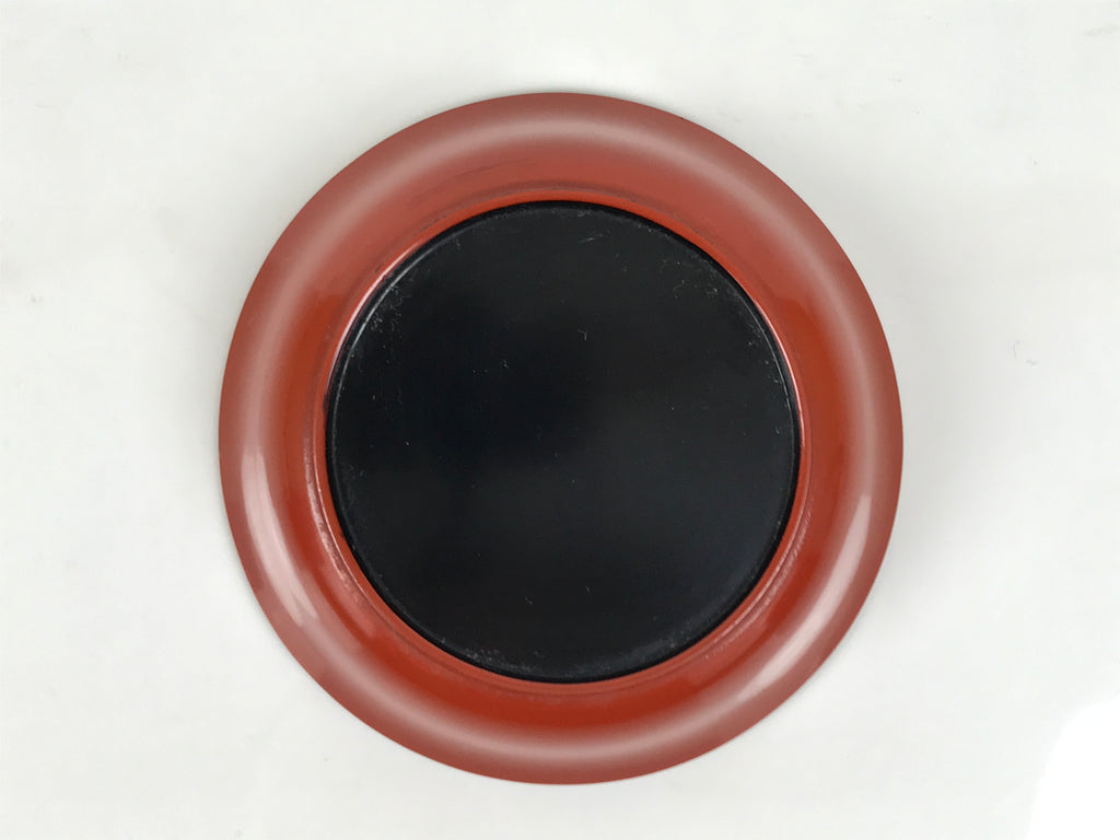 Japanese Lacquered Wooden Small Bowl Vtg Kobachi Dish Urushi Red Orange LB183-KT - Bowl-chidorivintage.com