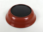 Japanese Lacquered Wooden Small Bowl Vtg Kobachi Dish Urushi Red Orange LB184-KT - Bowl-chidorivintage.com